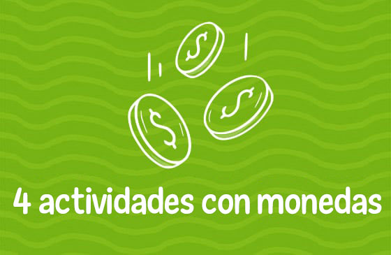 4 actividades con gráfico de monedas