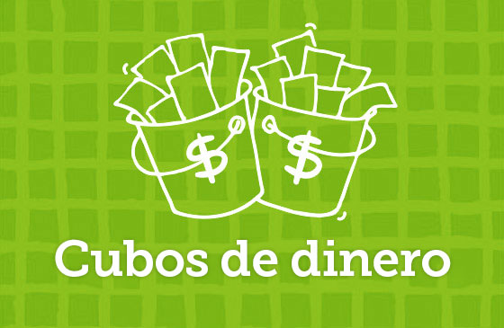 Gráfico de actividad de cubos de dinero