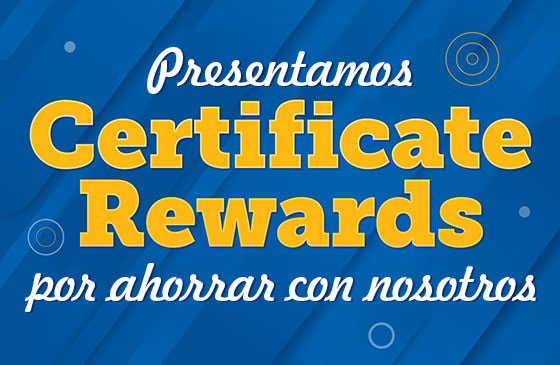 Gráfico del programa de lealtad de recompensas por certificados