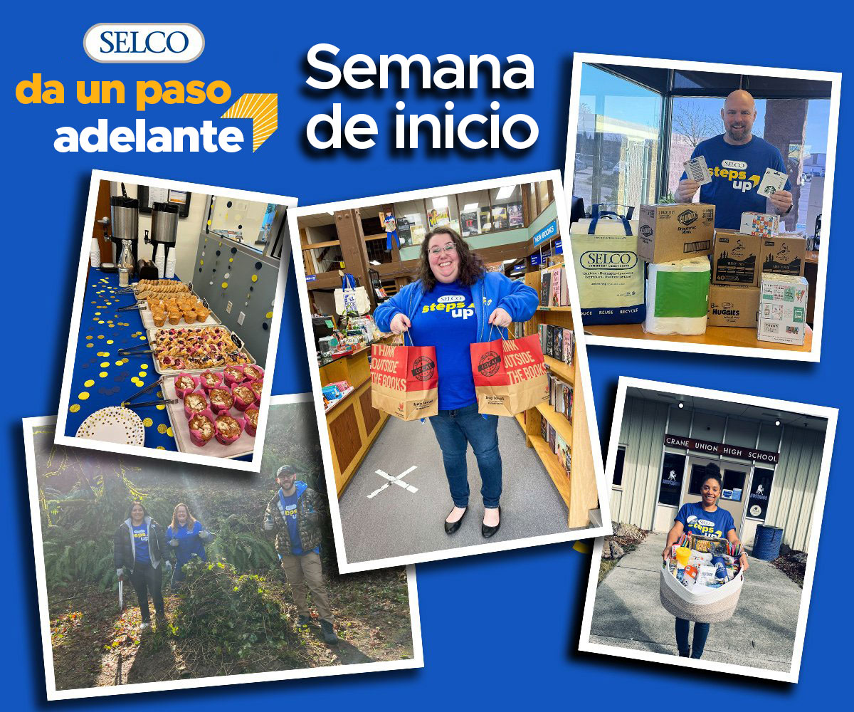 Collage de imágenes SELCO Steps Up