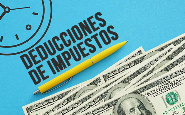 Imagen conceptual de deducciones fiscales